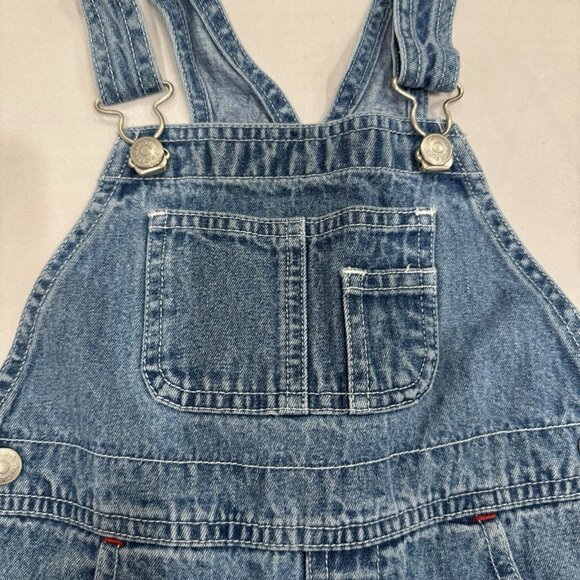 3/$30 📦 Vintage 1999 Size 3T - 4T Classic Baby Gap Overalls Carpenter Blue Denim - Picture 2 of 12